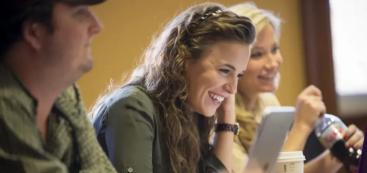 A group of students in a classroom